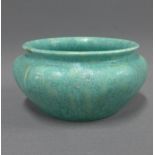 Pilkingtons Lancastrian green glazed pottery bowl, 18cm,