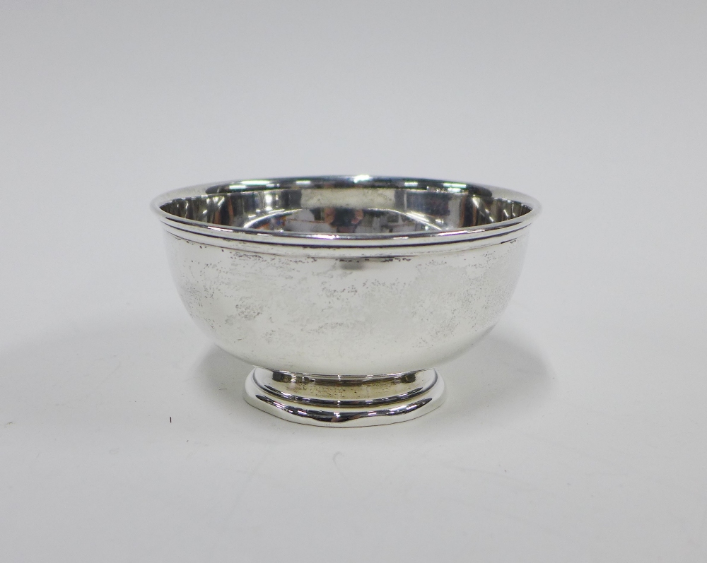 Edwardian silver sugar bowl, London 1905, 10cm wide