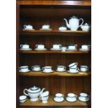 Royal Worcester Howard pattern fine bone china tea and coffee set (approx 53)
