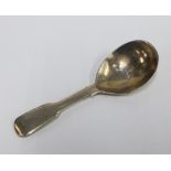 George III silver caddy spoon, Jonathan Hayne, London 1822, 10cm