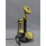 Reproduction candlestick telephone