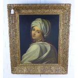 After Guido Reni, an oleograph of Beatrice Cenci, apparently unsigned, in a good gilt frame, size