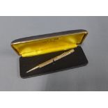 Yard O'Led rolled gold propelling pencil, boxed