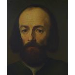 Head and shoulders portrait of a bearded gent, unsigned, 31 x 37cm