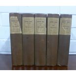 Les Miserables by Victor Hugo, volumes I to VI in four books, together with Les Travailleurs de la