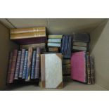 Carton of books containing Waverley Novels, Rudyard Kipling, Shakespeare and other fiction etc. (