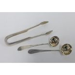 Scottish provincial silver to include a pair of toddy ladles, Edward Livingstone, Dundee together