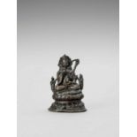 A NEPALESE BRONZE FIGURE OF PADMASAMBHAVA