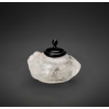 A HARDSTONE WATER DROPPER, QING