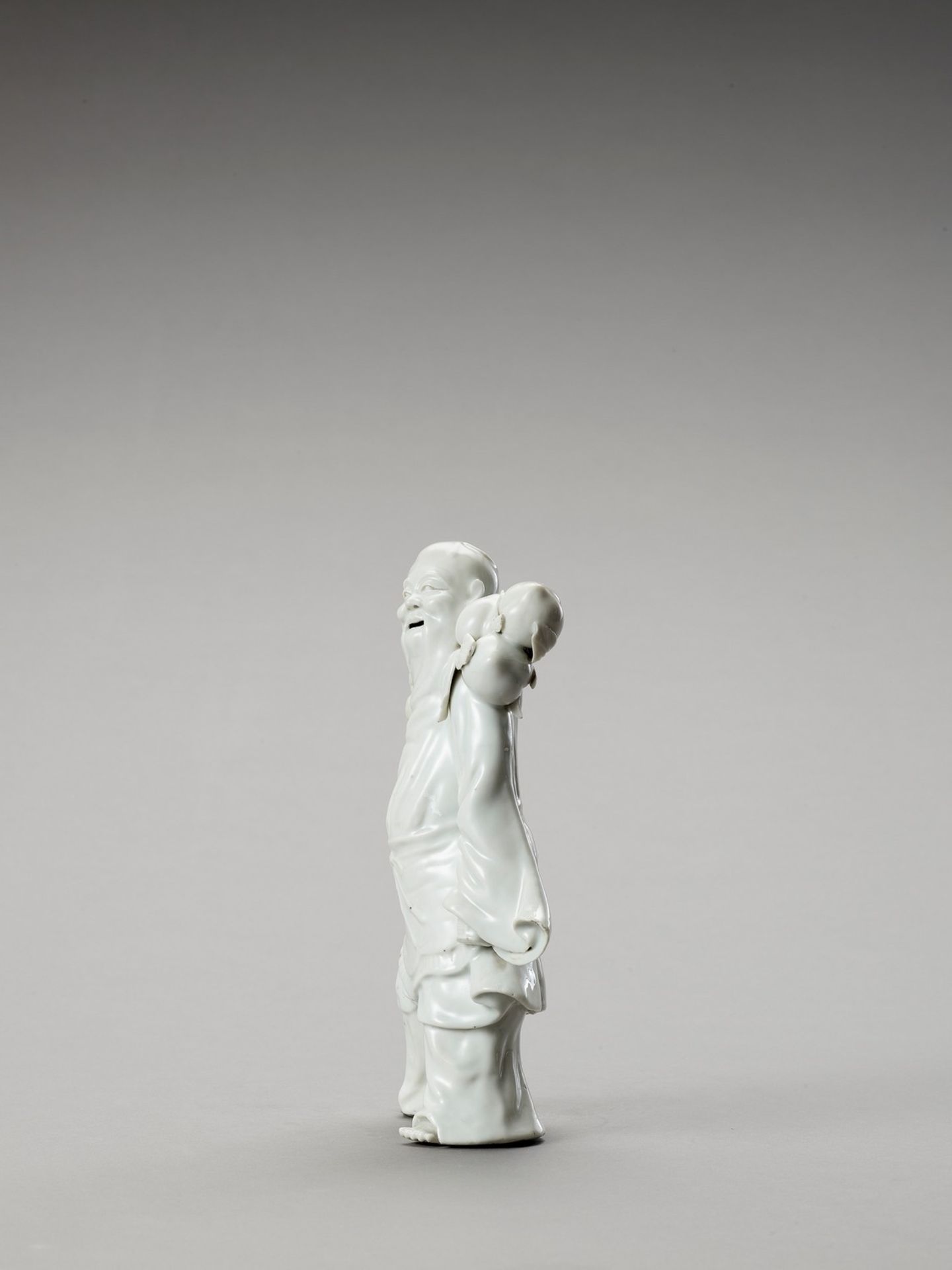 A BLANC DE CHINE FIGURE OF SHOULAO - Image 3 of 6