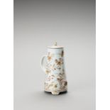 AN IMARI PORCELAIN COFFEE POT AND COVER