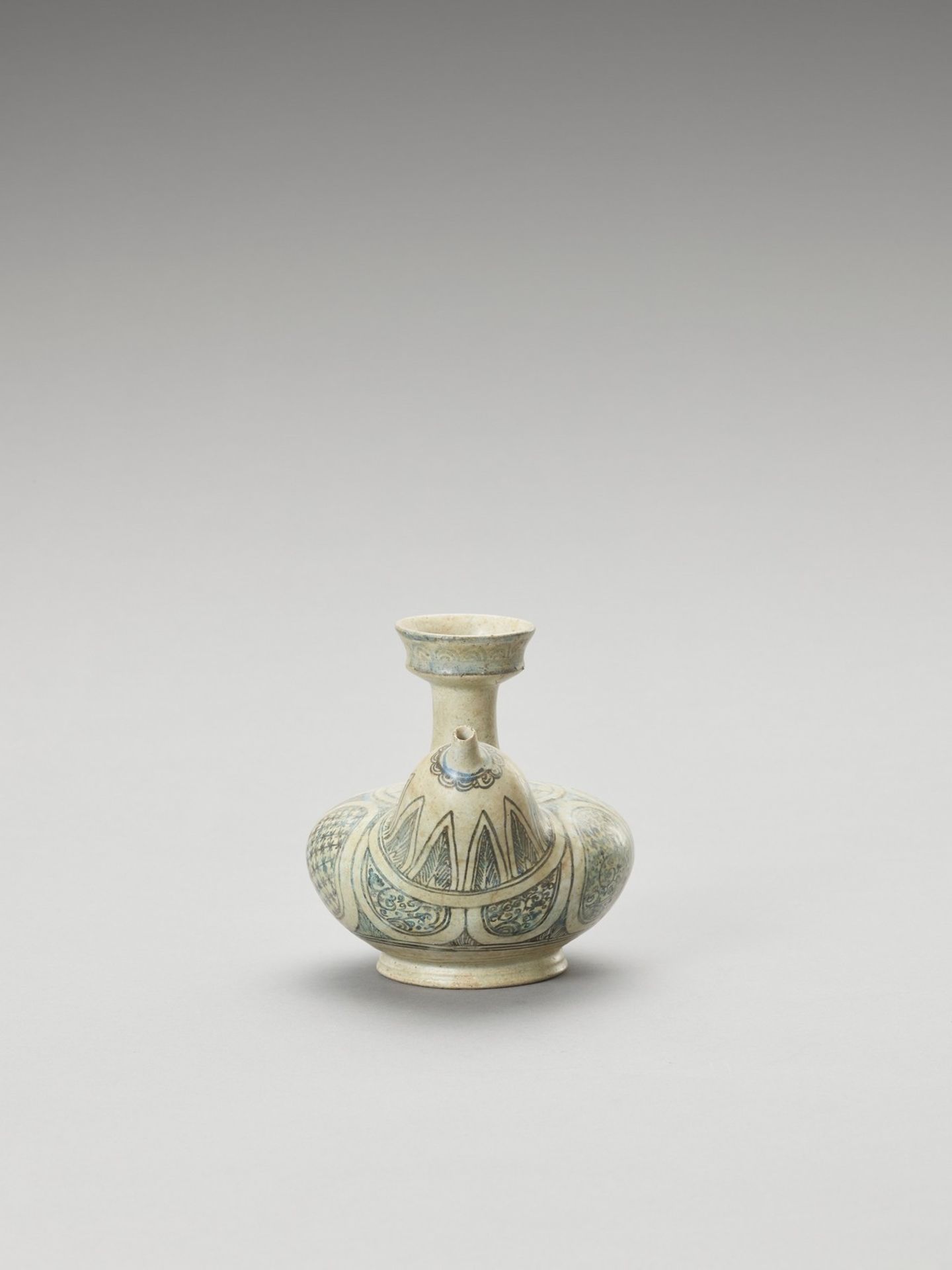 A SAWANKHALOK STONEWARE KENDI, 14TH-15TH CENTURY - Image 5 of 6