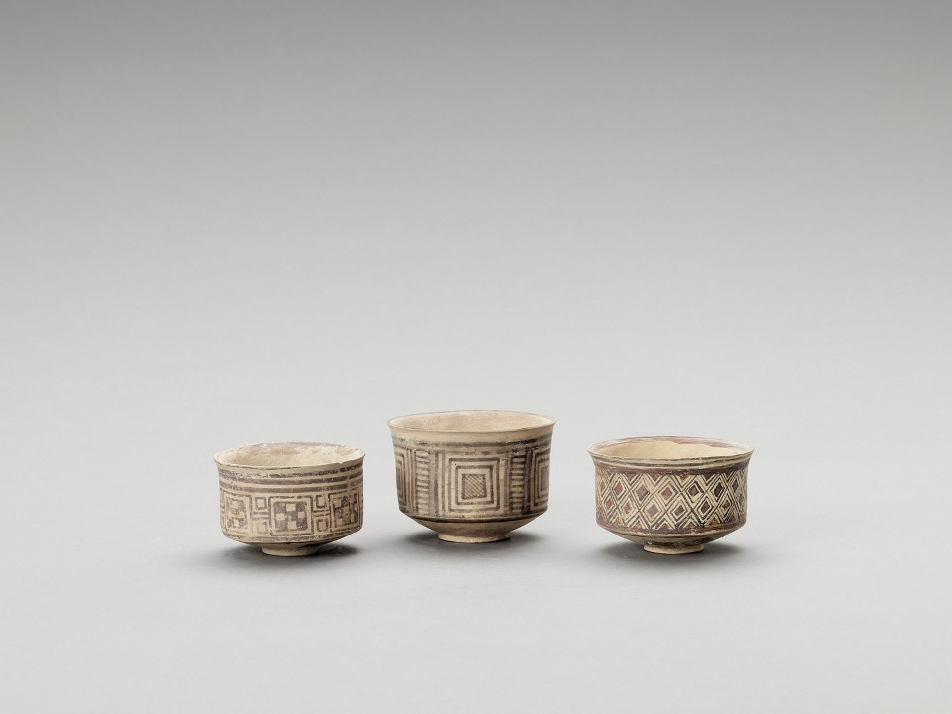 THREE DELICATE NAL CERAMIC WARE