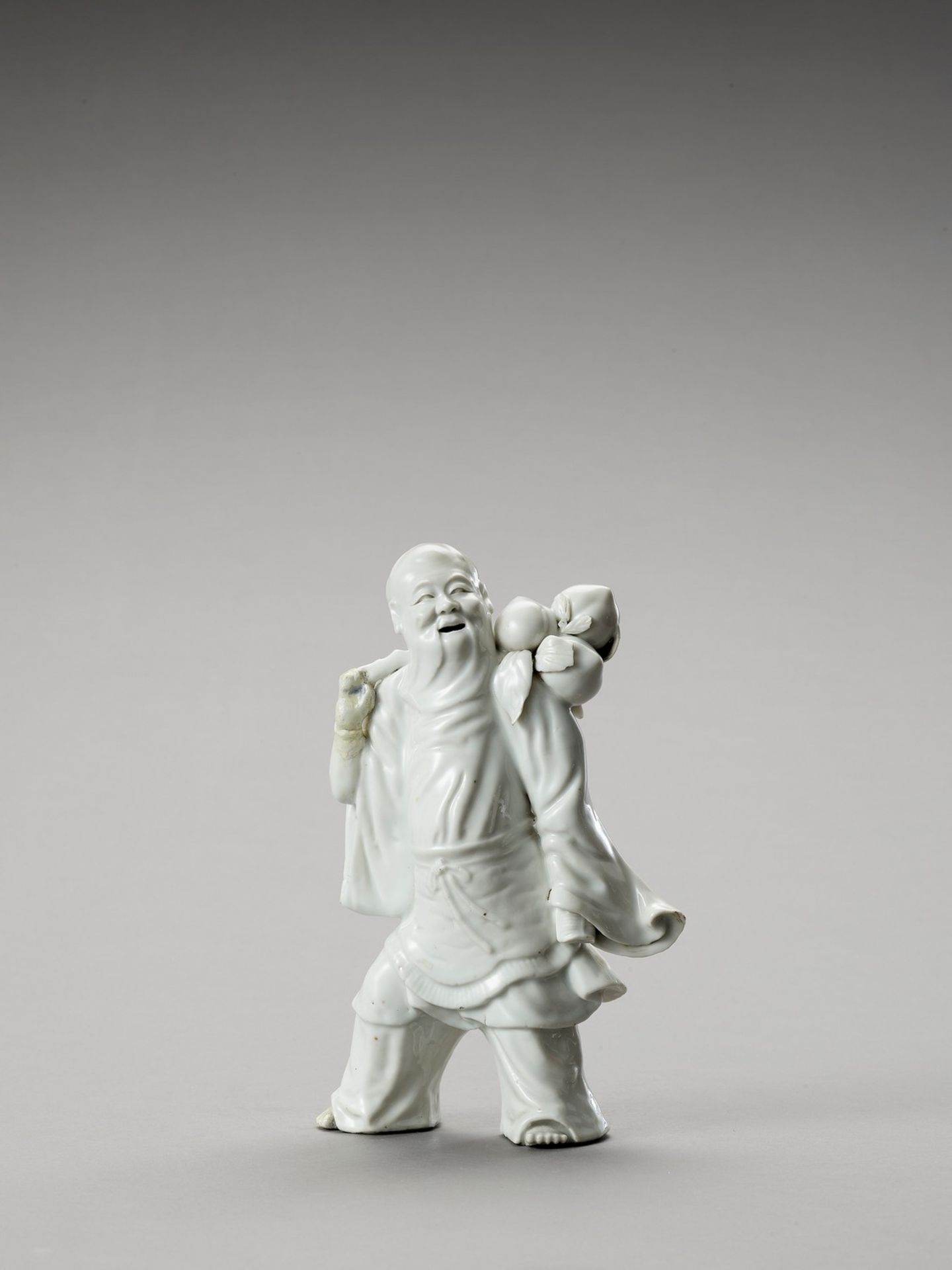 A BLANC DE CHINE FIGURE OF SHOULAO - Image 2 of 6