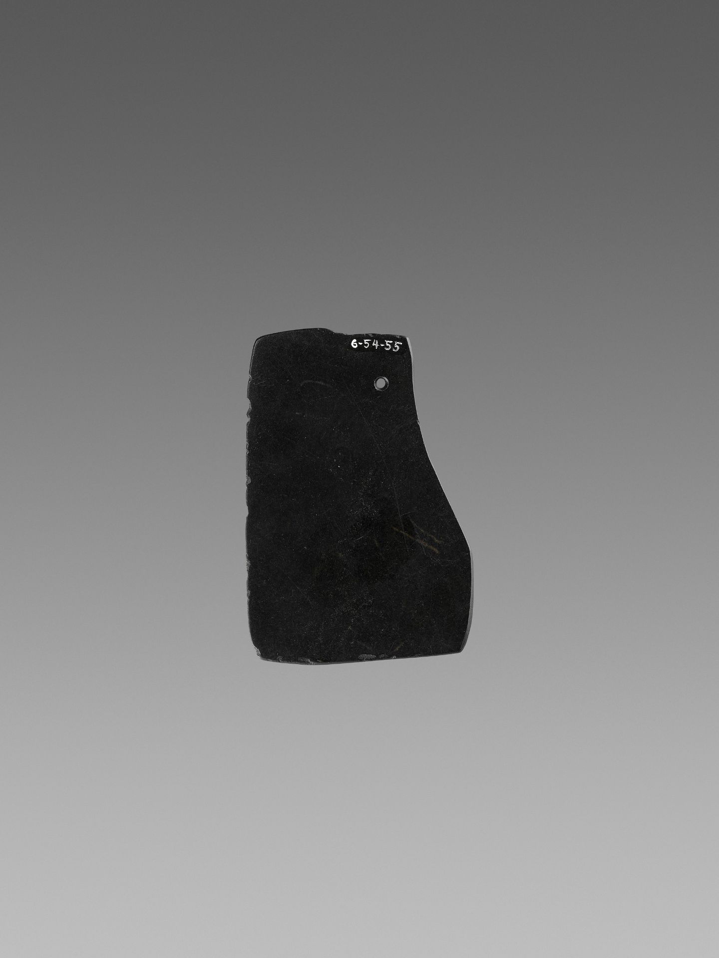 A BLACK JADE AXE, 2ND MILLENNIUM BC - Image 3 of 7