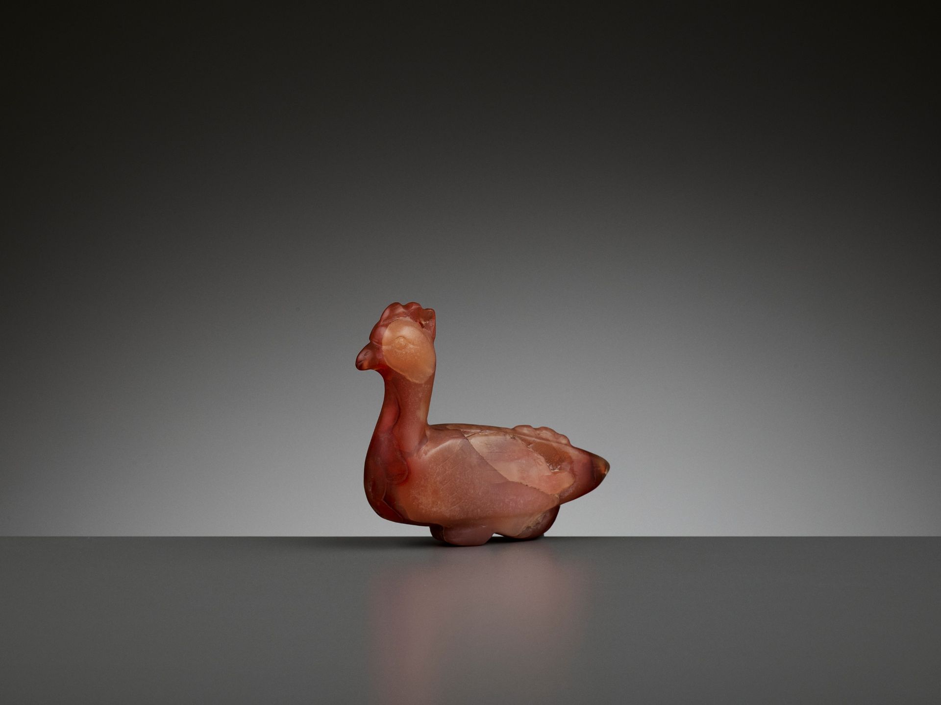 A CARNELIAN 'ROOSTER' PENDANT, 1ST MILLENNIUM AD - Image 4 of 8