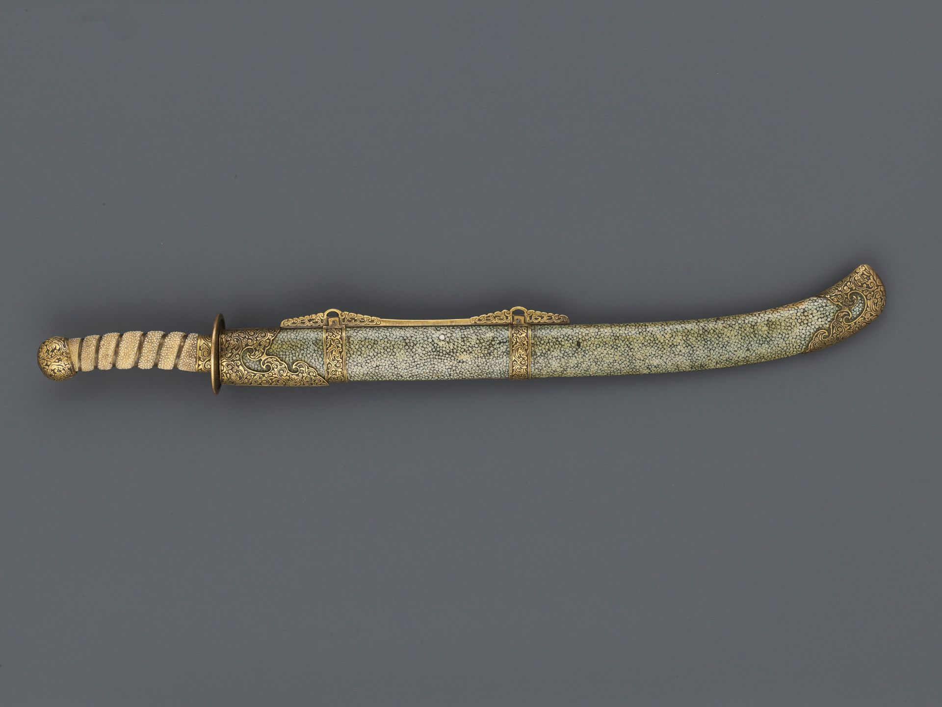 A CEREMONIAL SWORD AND SCABBARD, QING DYNASTY - Image 6 of 7