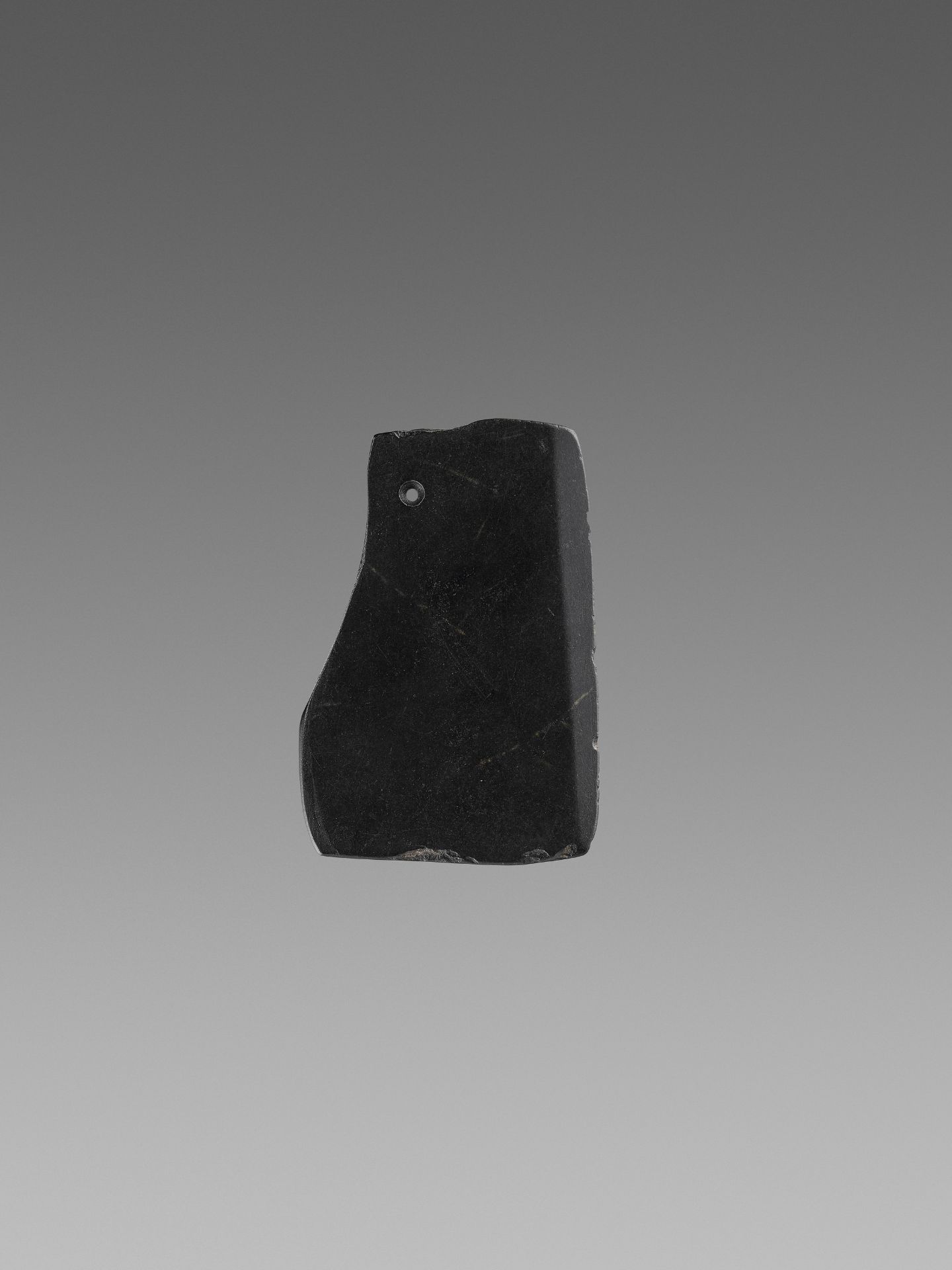 A BLACK JADE AXE, 2ND MILLENNIUM BC - Image 2 of 7