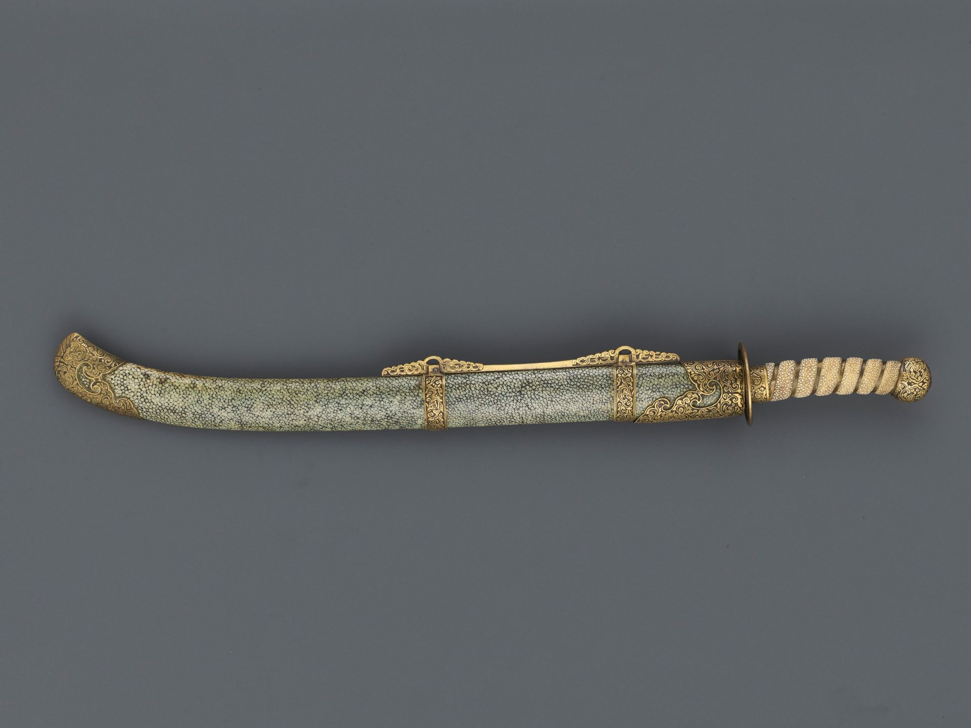 A CEREMONIAL SWORD AND SCABBARD, QING DYNASTY - Image 7 of 7