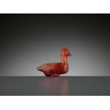 A CARNELIAN 'ROOSTER' PENDANT, 1ST MILLENNIUM AD