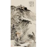 MOUNTAIN LANDSCAPE', BY ZHOU SHENGLI (1951-2018), DATED 2006