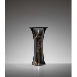 NOGAWA: A FINE PATINATED BRONZE GU-FORM VASE