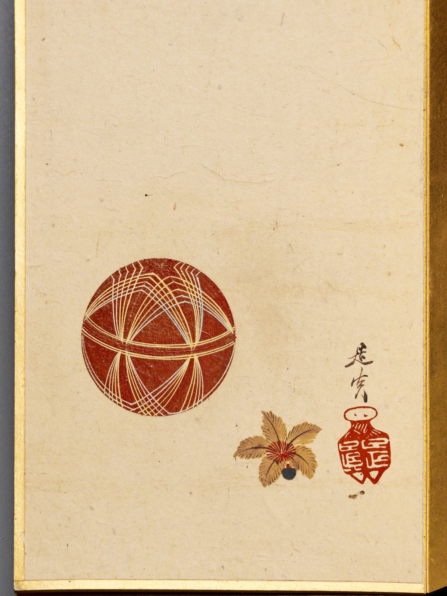 ZESHIN: AN ALBUM OF FIVE LACQUER PAINTINGS - Image 8 of 29