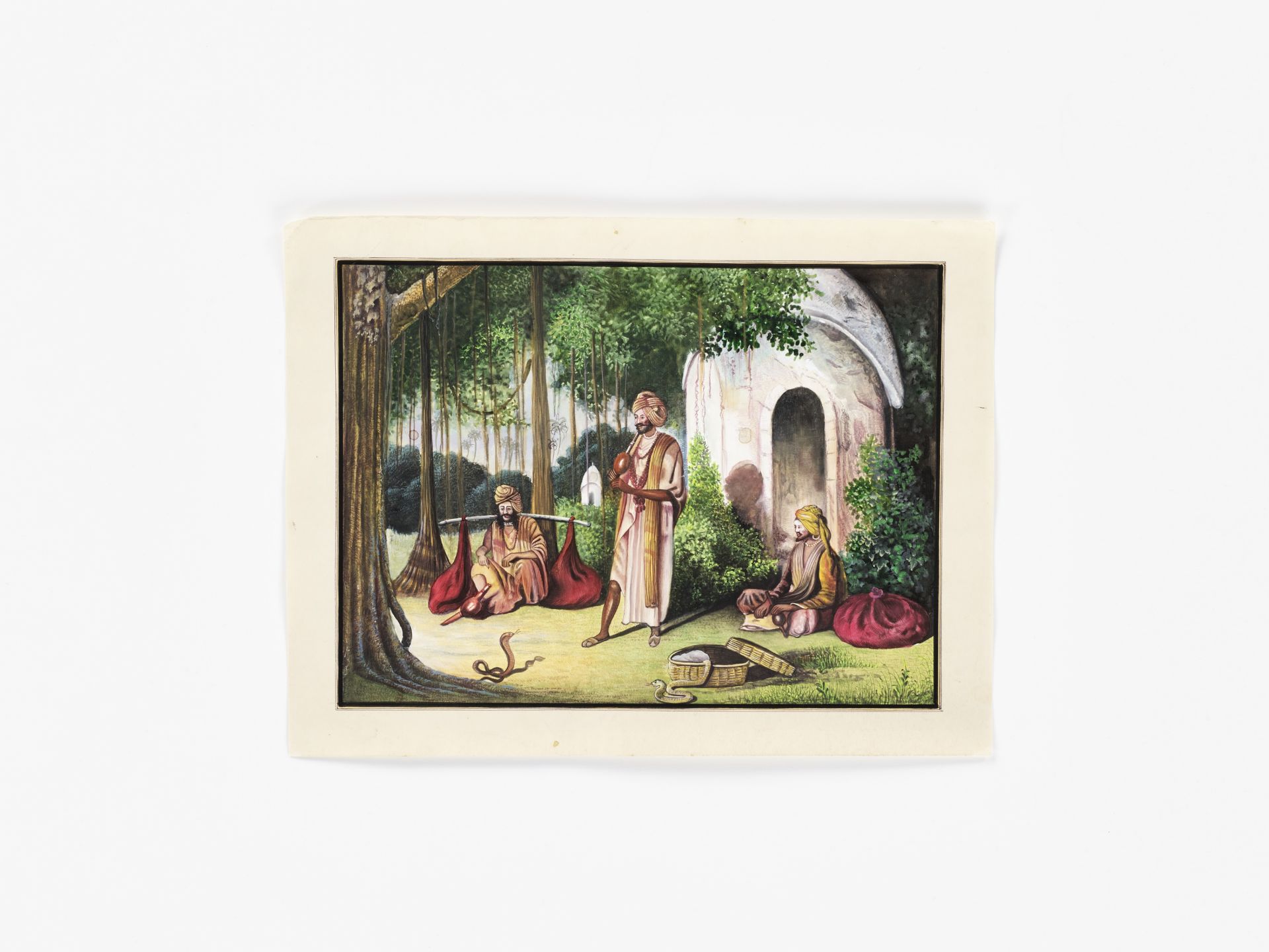 A SET OF 14 INDIAN COMPANY SCHOOL PAINTINGS - Image 26 of 29