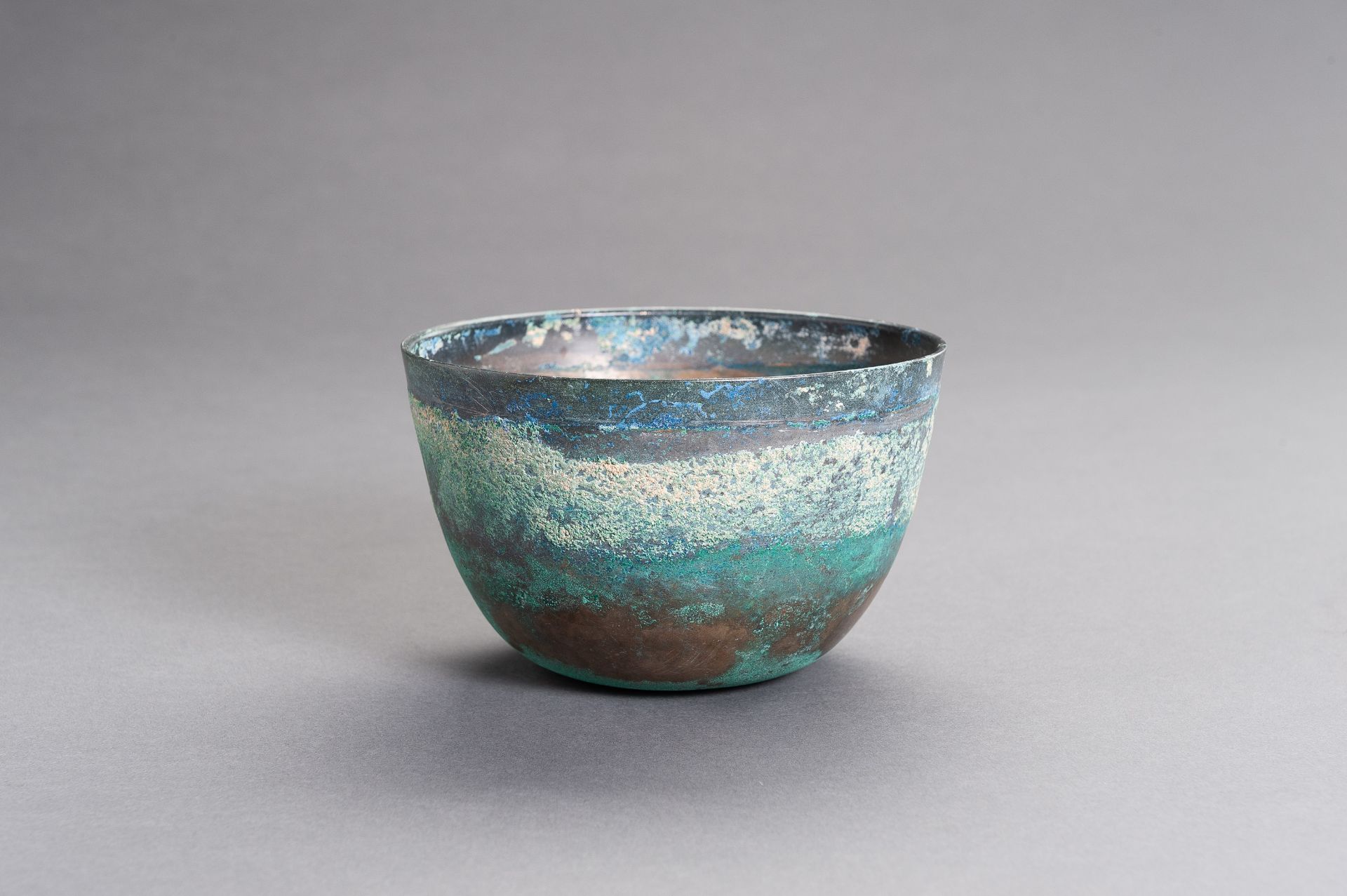 A CHINESE BRONZE BOWL, HAN