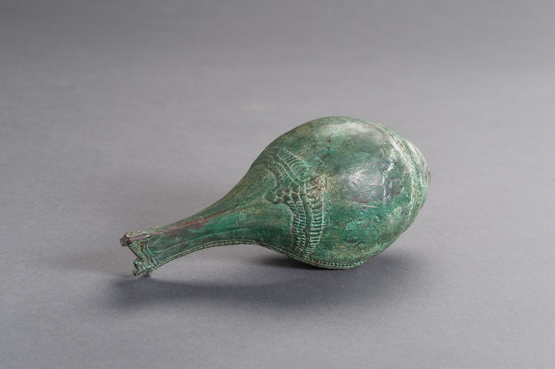 A BRONZE KHMER CONCH SHELL - Image 12 of 12