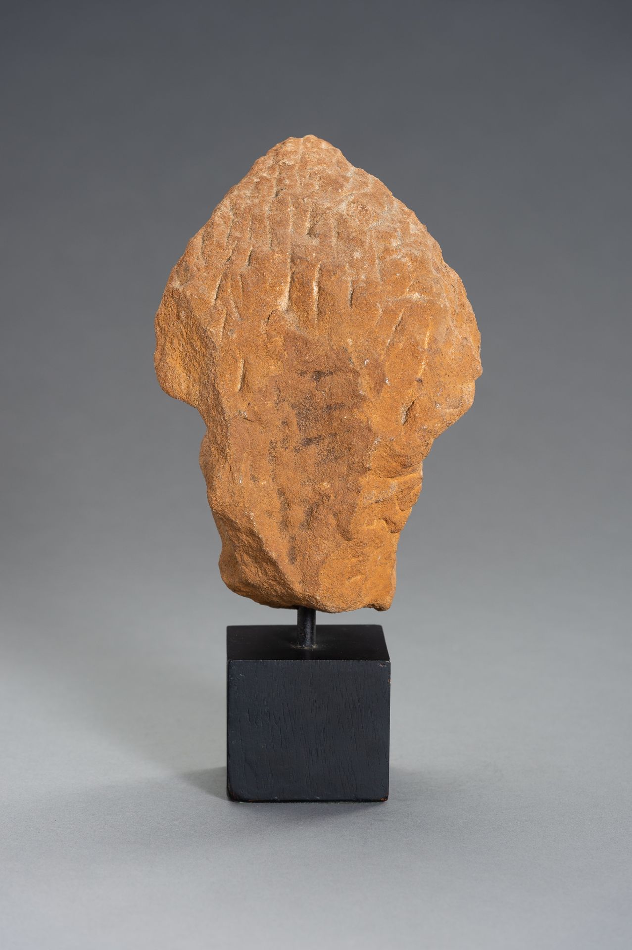 A CHAM THAP MAM STYLE SANDSTONE HEAD OF BUDDHA - Image 11 of 11