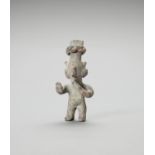 PRE-COLUMBIAN FIGURE OF A CONCERNED MAN