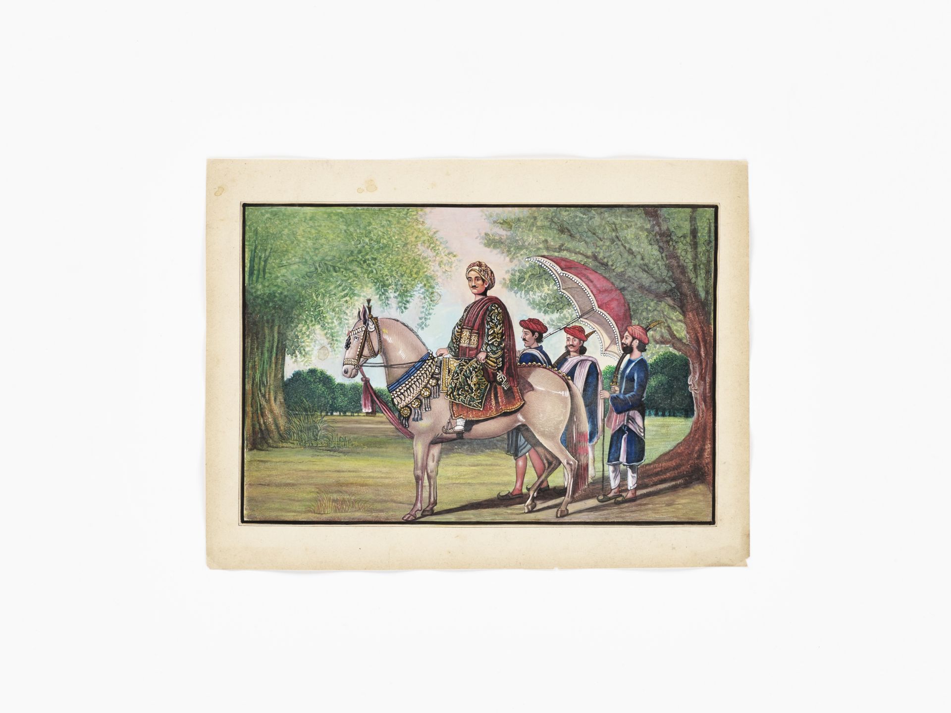 A SET OF 14 INDIAN COMPANY SCHOOL PAINTINGS - Image 2 of 29