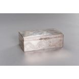 A "HAPPY MEMORIES" SILVER BOX