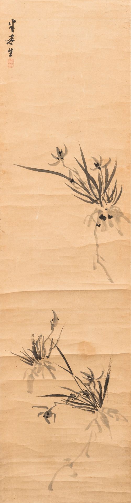 A 'BAMBOO' SCROLL PAINTING