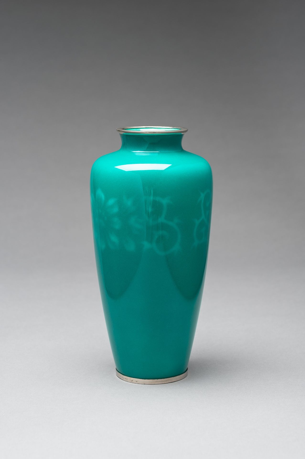 A LARGE ANDO STYLE CLOISONE ENAMEL VASE - Image 2 of 8