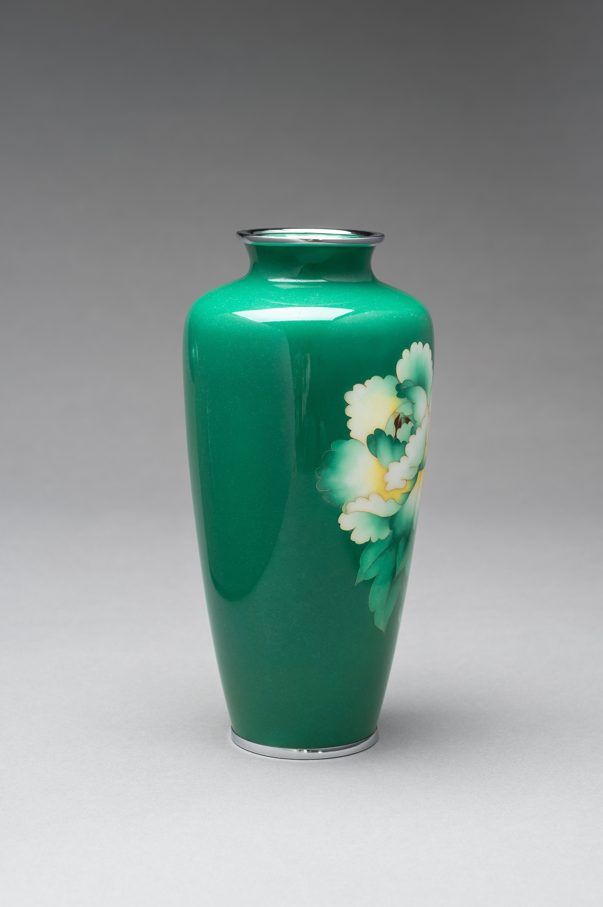 A LARGE ANDO STYLE CLOISONE ENAMEL VASE - Image 3 of 8