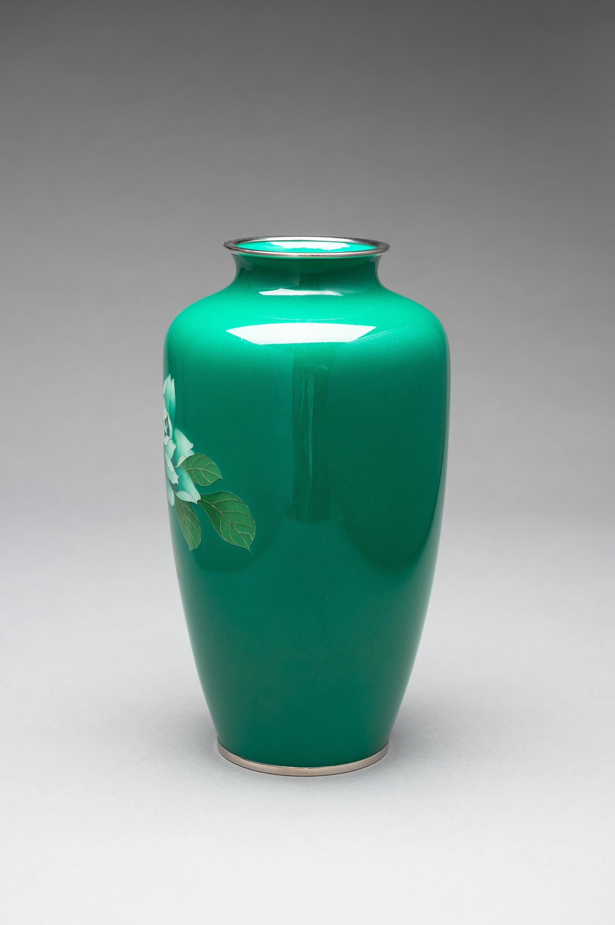 A LARGE ANDO STYLE CLOISONNE ENAMEL VASE - Image 3 of 8