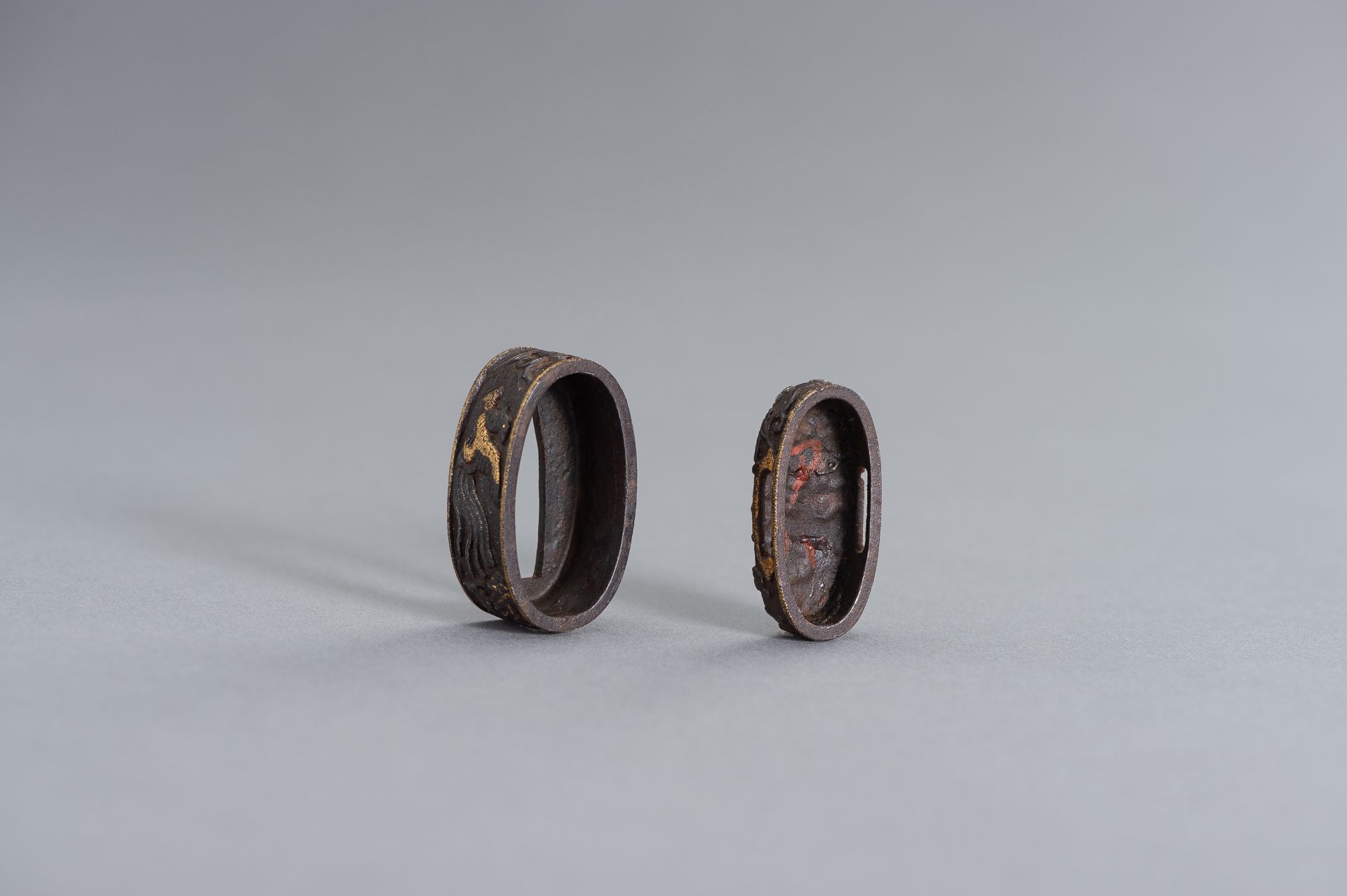 A FUCHI AND KASHIRA WITH HO-O BIRDS - Image 8 of 8