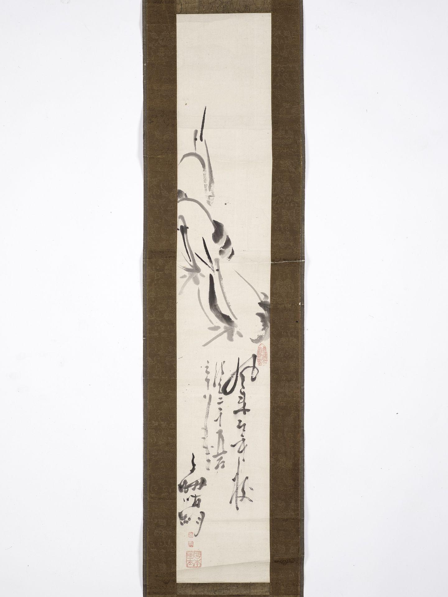 OKUHARA SEIKO (1837-1912): A HANGING SCROLL KAKEJIKU PAINTING