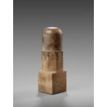 A SANDSTONE LINGAM, ANGKOR PERIOD