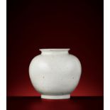 A WHITE-GLAZED PORCELAIN MOON JAR, DAL HANG-ARI, JOSEON DYNASTY