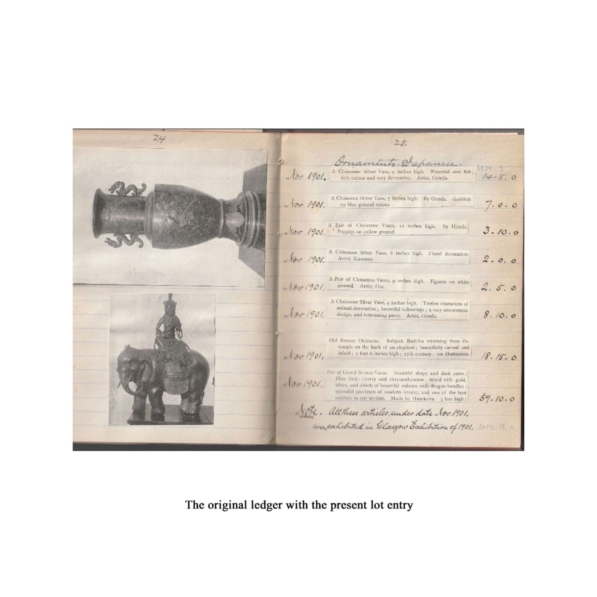 A UNIQUE MONUMENTAL BRONZE OF SAMANTABHADRA ON HIS ELEPHANT, SOLD AT THE 1901 GLASGOW EXHIBITION - Image 6 of 19