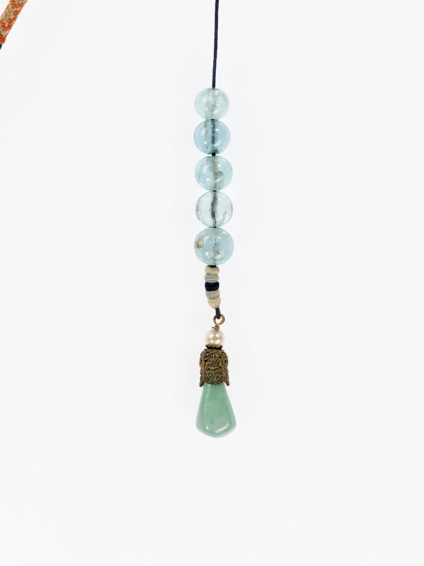 AN IMPRESSIVE TOURMALINE COURT NECKLACE, CHAOZHU, MID-QING - Image 13 of 14