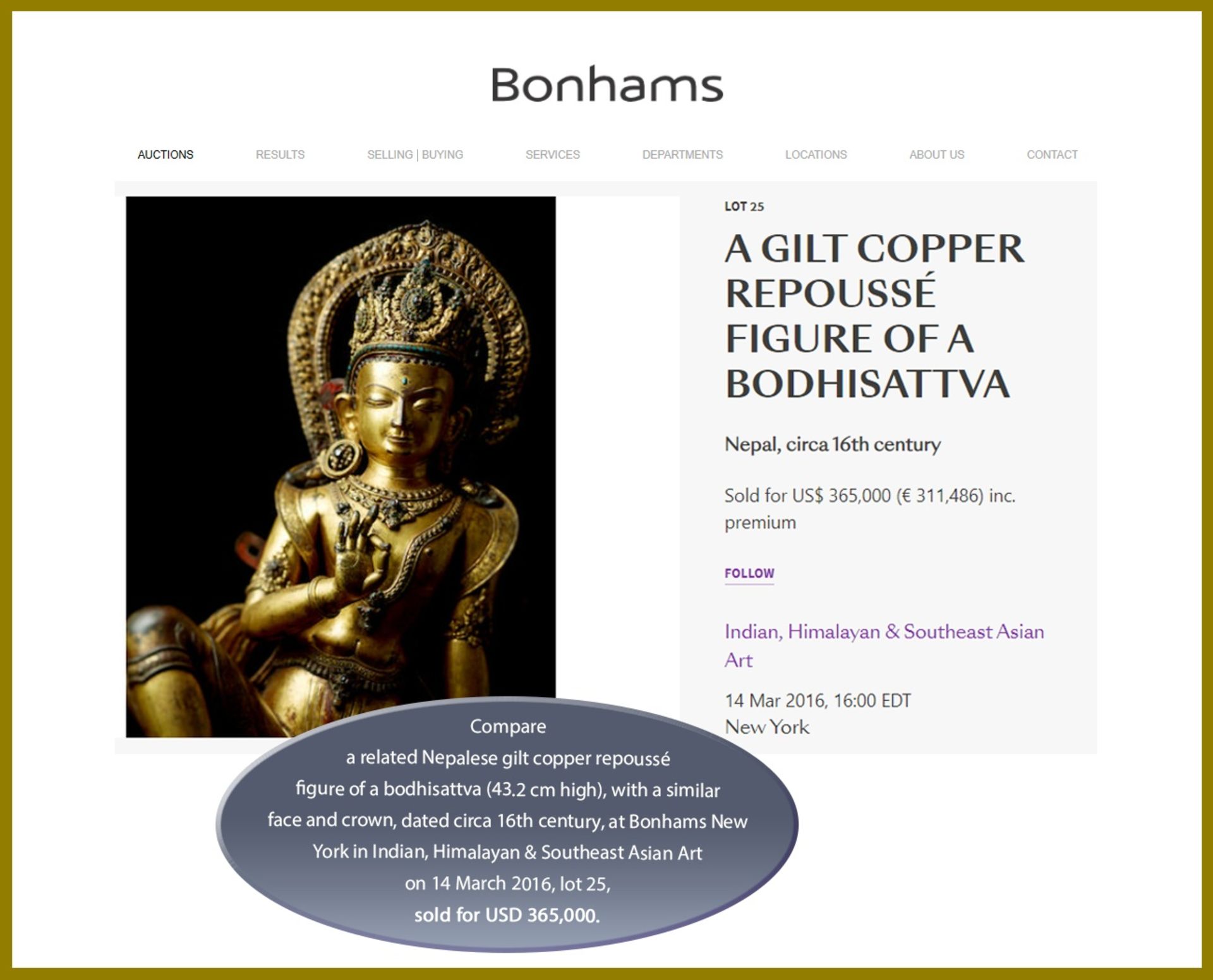 AN EXCEEDINGLY RARE GILT BRONZE FIGURE OF DIPANKARA BUDDHA, LATE MALLA, THREE KINGDOMS PERIOD - Image 4 of 14