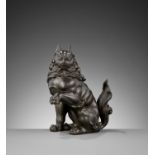 WAKO: A BRONZE OKIMONO OF A SHISHI