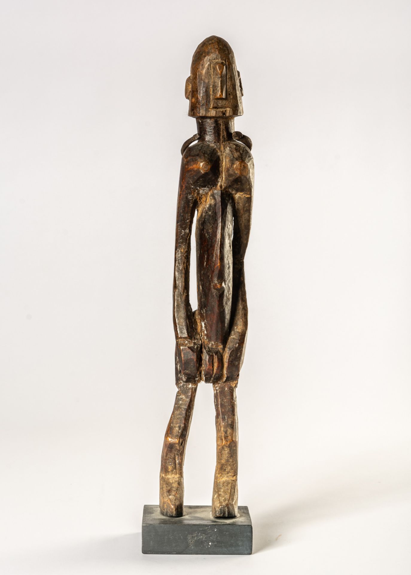 AFRIKANISCHE HOLZ GESCHNITZTE AHNENFIGUR DER DOGON / MALI