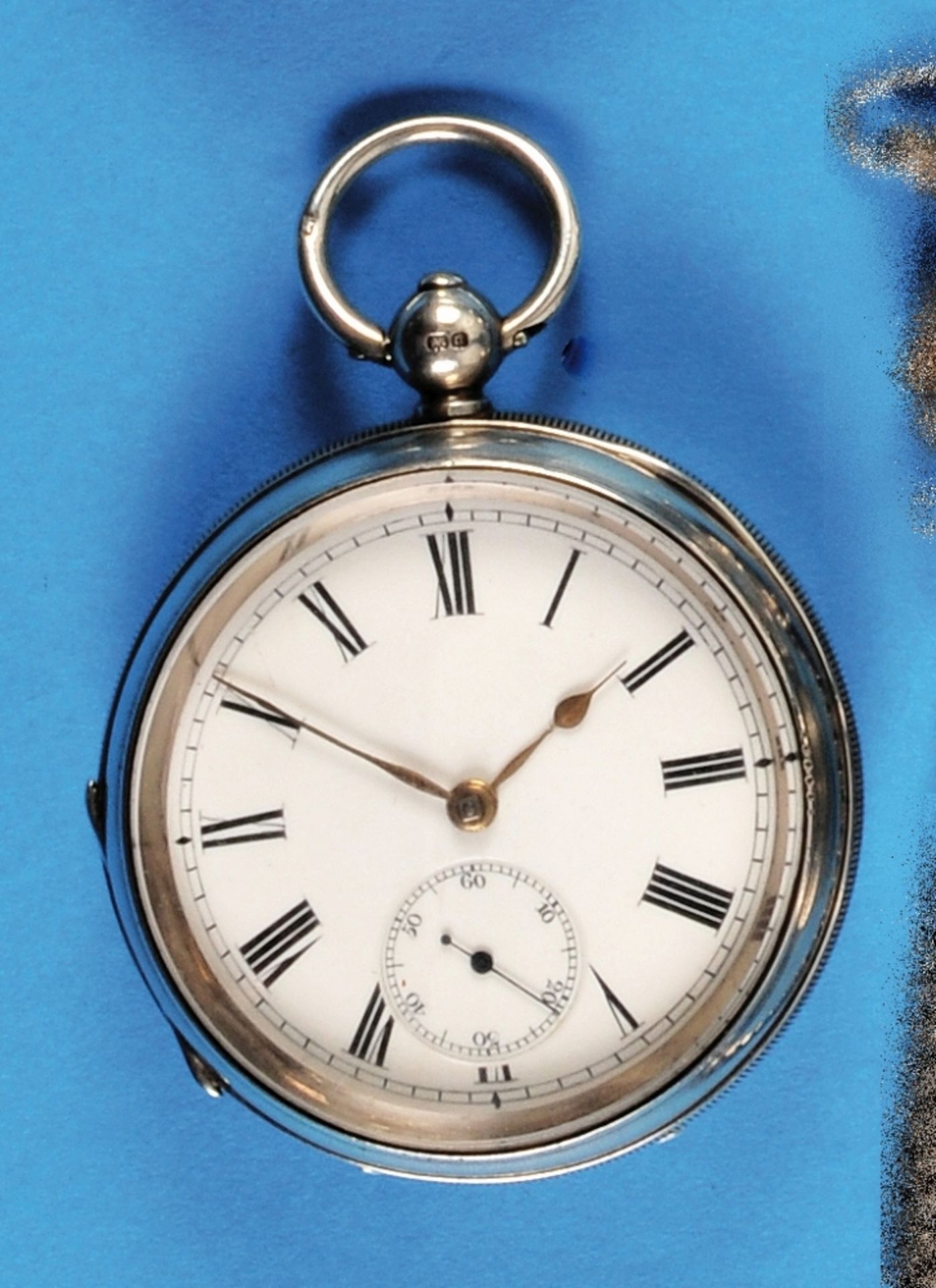 English silver pocket watch