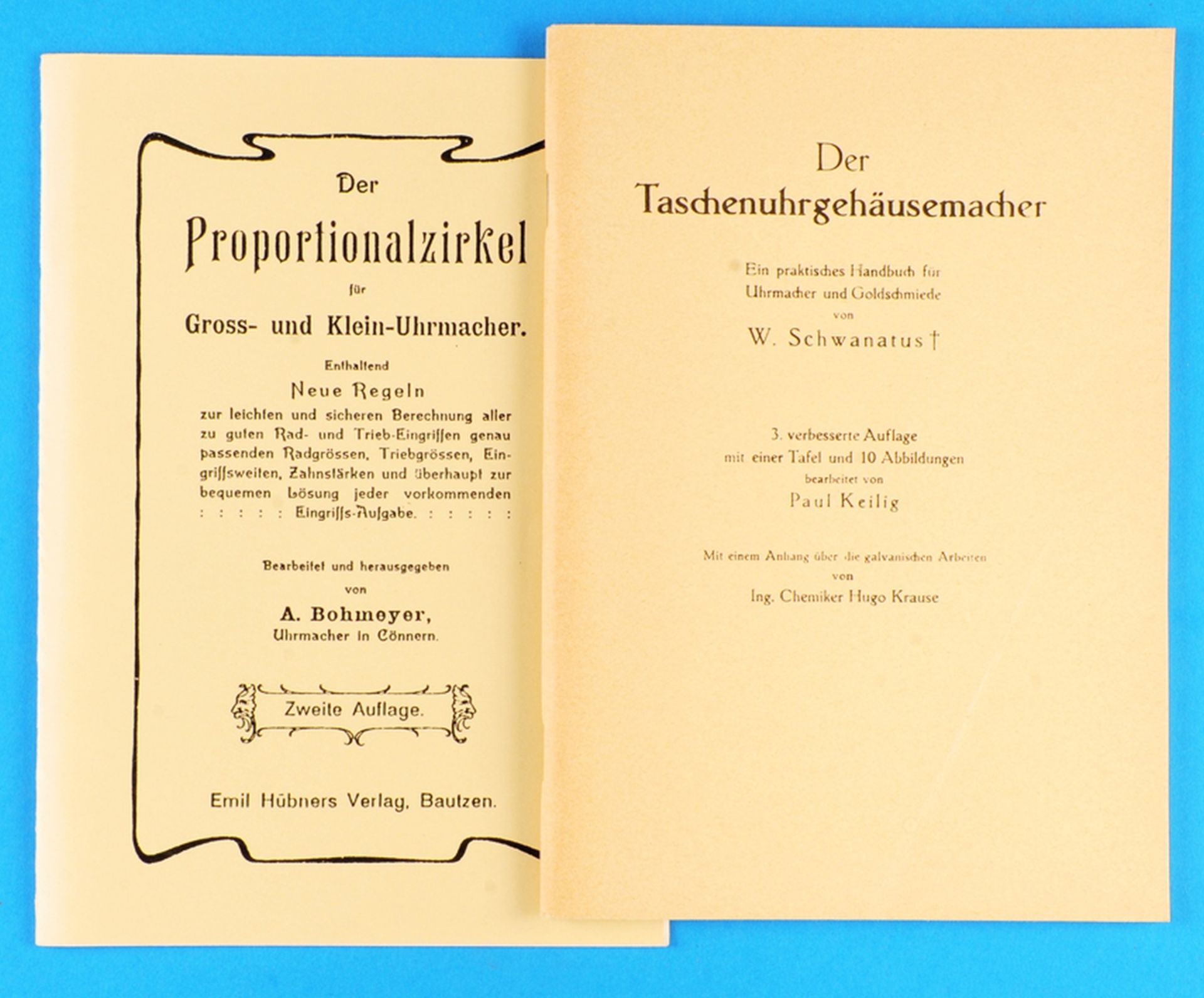 W. Schwanatus, Der Taschenuhrgehäusemacher - Ein praktisches Handbuch für Uhrmacher und Goldschmiede