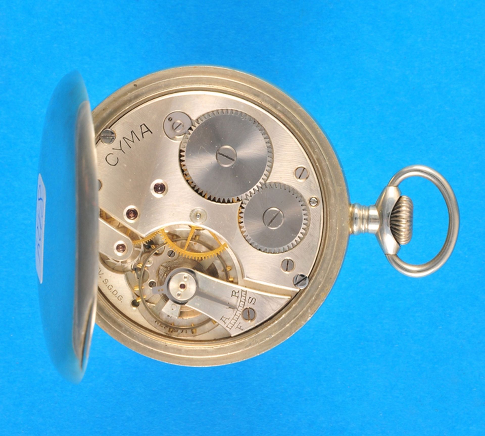 Tavannes Watch Co., metal pocket watch - Bild 2 aus 2